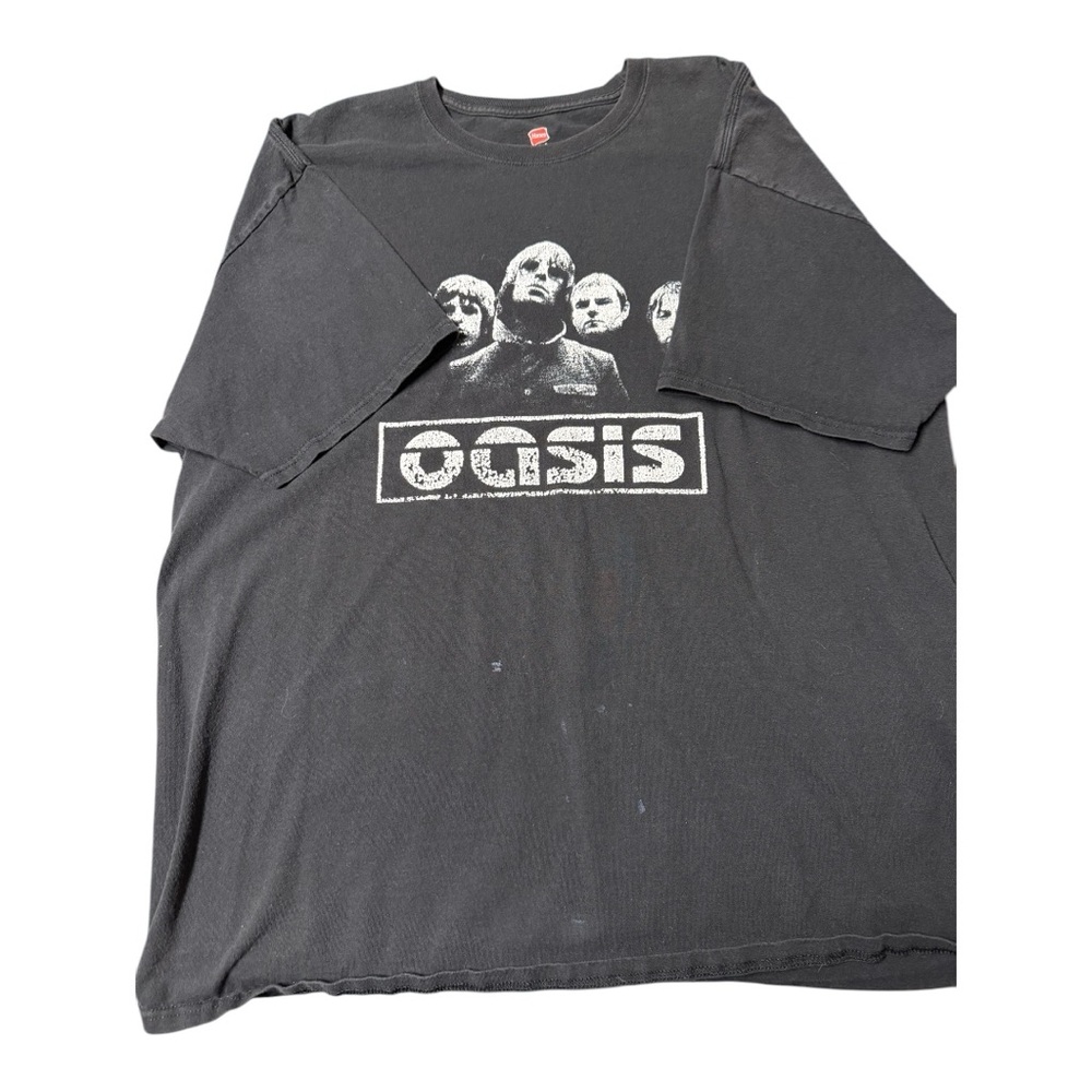 Oasis Black Graphic T-Shirt